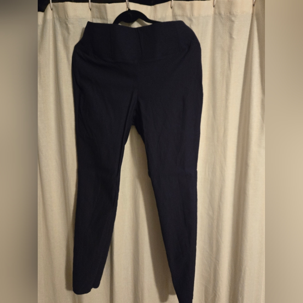 Worthington Skinny Pull On Pants, Navy, 14
